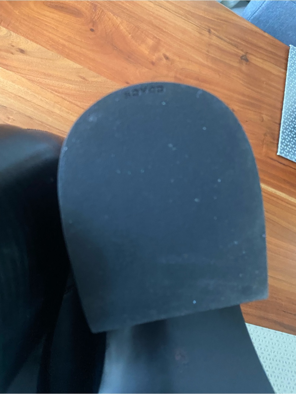 COACH Kenna Boots Black Leather Platform Ankle Bootie size 11 leather - Picture 6 of 15